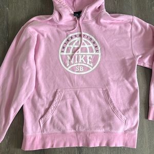 NIKE SB pink oversized sweatshirt
